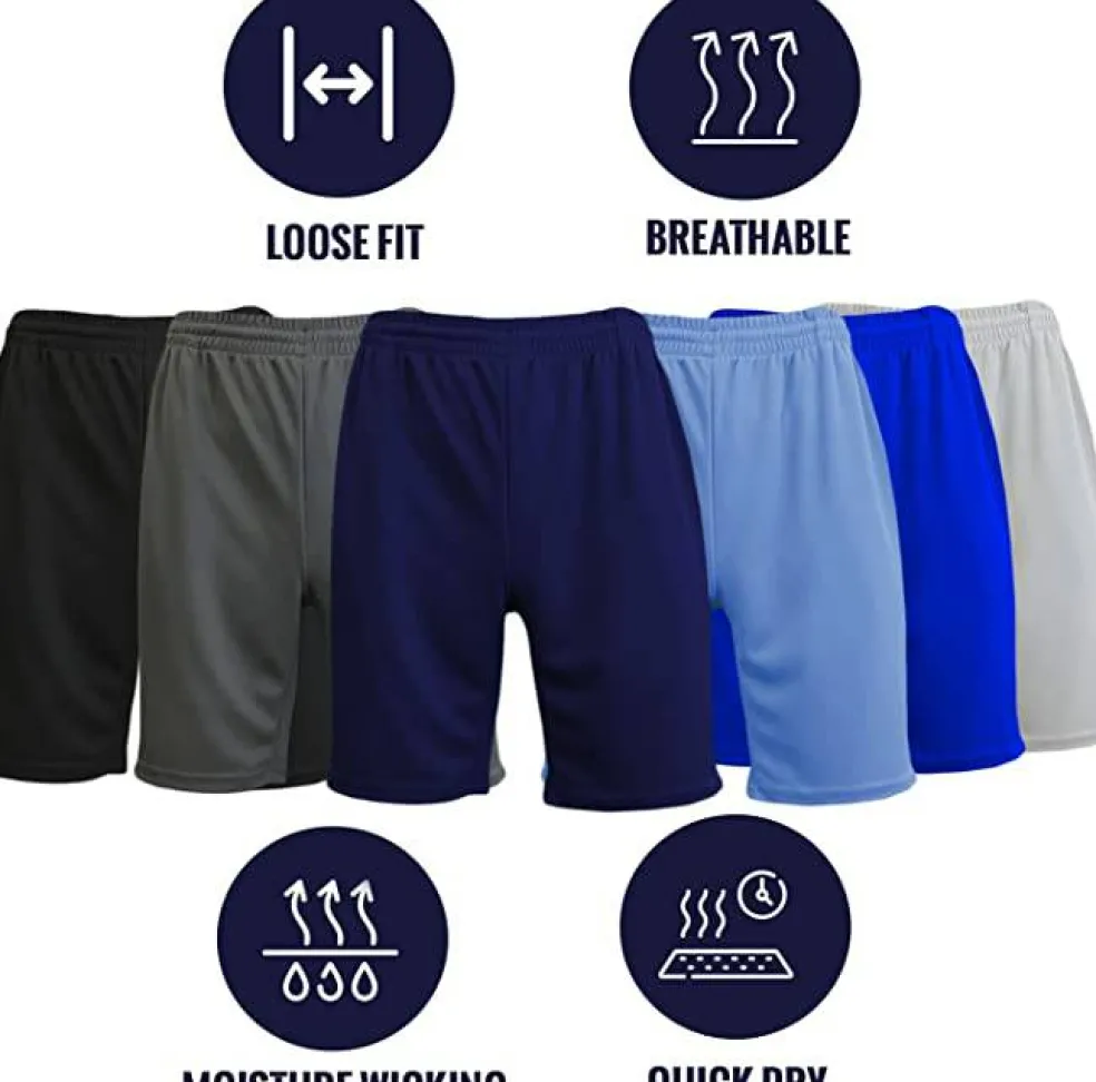Men's Moisture-Wicking Performace Active Mesh Shorts (S-2XL)