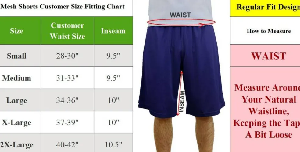 Men's Moisture-Wicking Performace Active Mesh Shorts (S-2XL)
