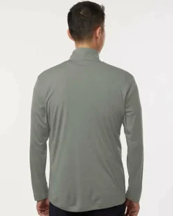 Men's Performance Quarter Zip Pullover 100% Polyester Athletic Top