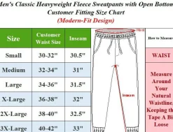 Mens Regular Fit Open Bottom Fleece Jogger Sweatpants (S-3XL)