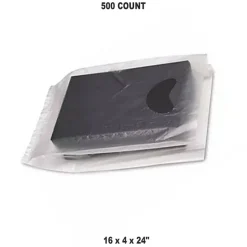 Merchandise Bags 16 x 4 x 24" for Clear