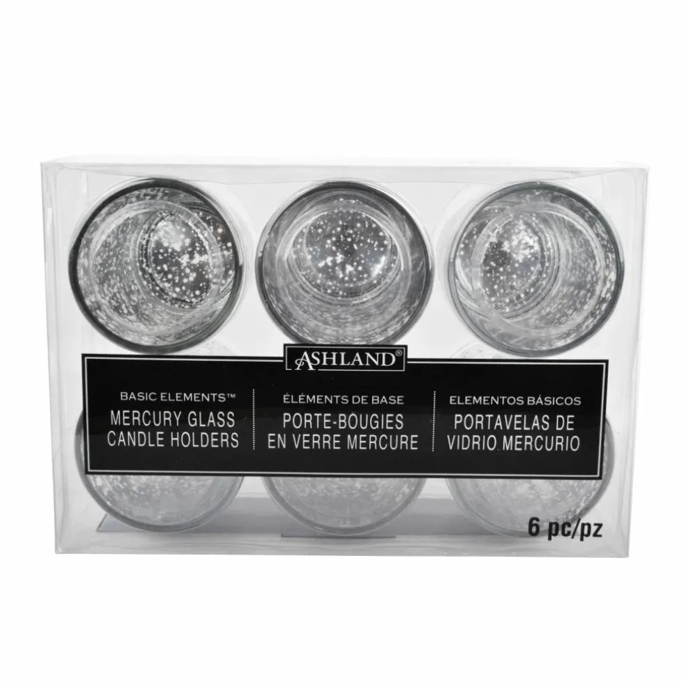 2.5" Mercury Glass Votive Holders, 6ct. by Ashland®
