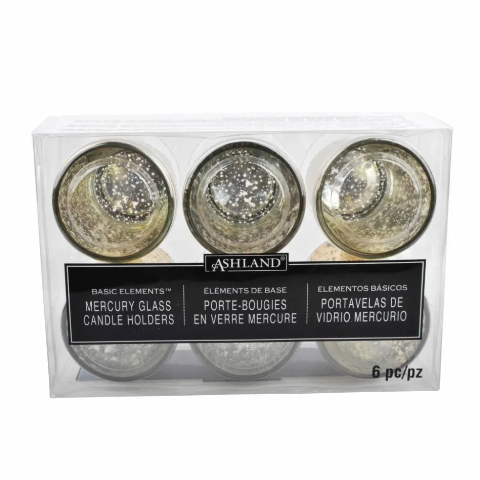 2.5" Mercury Glass Votive Holders, 6ct. by Ashland®