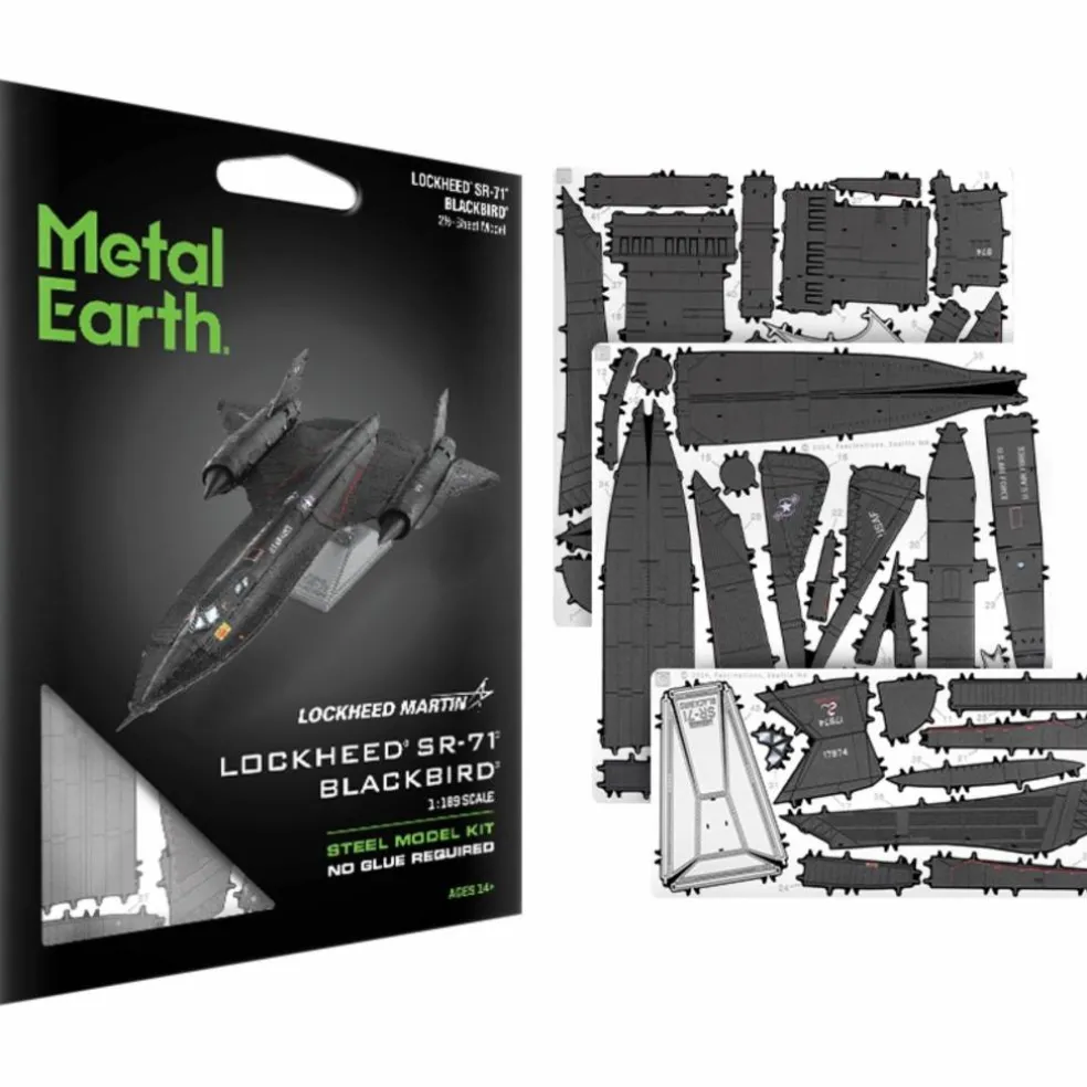 Metal Earth® Lockheed® SR-71® Blackbird® Steel Model Kit