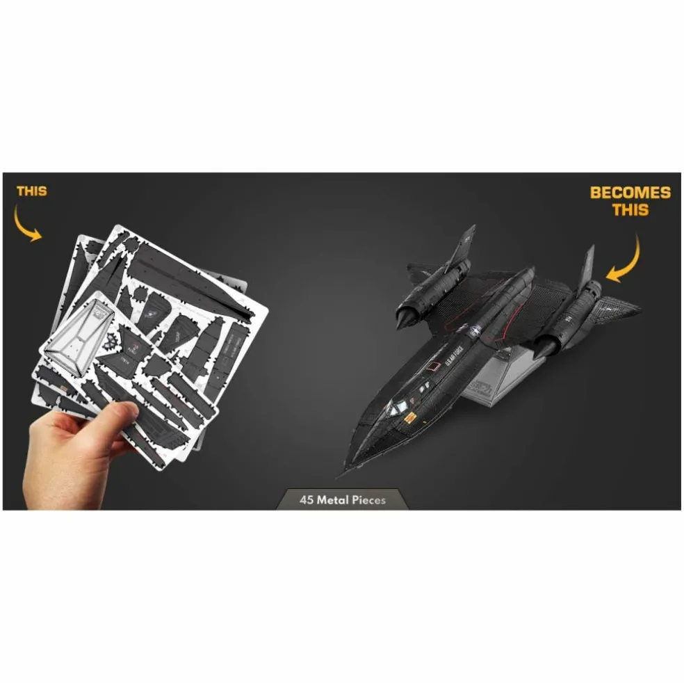 Metal Earth® Lockheed® SR-71® Blackbird® Steel Model Kit