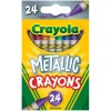 Metallic Crayons, 24 Colors