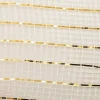 10" Metallic Poly Deco Mesh Ribbon: Cream (10 Yards)