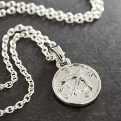 Metal Zodiac Coin Charm by Bead Landing™