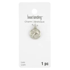 Metal Zodiac Coin Charm by Bead Landing™