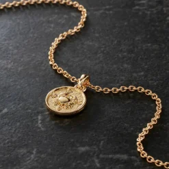 Metal Zodiac Coin Charm by Bead Landing™