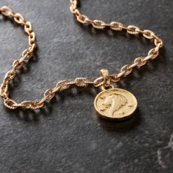 Metal Zodiac Coin Charm by Bead Landing™