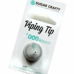 Micro Detail & Fine Lines Piping Tip #000 - Sugar Crafty Stainless Steel Decorating Tube