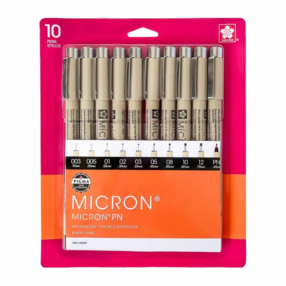 Micron® Black Archival Ink Pens, 10ct.