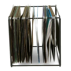 Mind Reader Black Desktop File Organizer Box