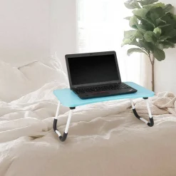 Mind Reader Freestanding Portable Foldable Lap Desk with Fold-Up Legs