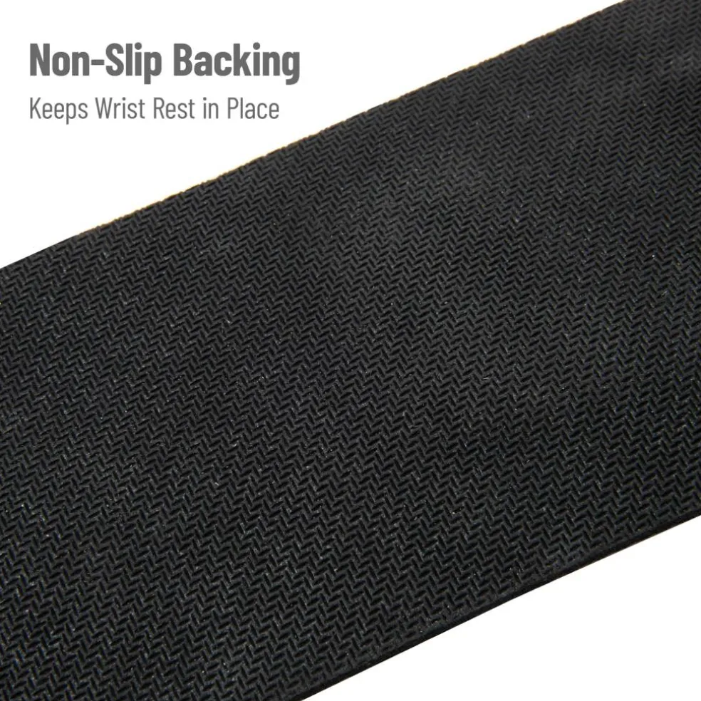 Mind Reader Harmony Collection Black Ergonomic Wrist Rest Sets for Keyboard & Mouse, 3ct.
