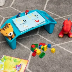 Mind Reader Kids’ Freestanding Portable Lap Desk With Side Pockets