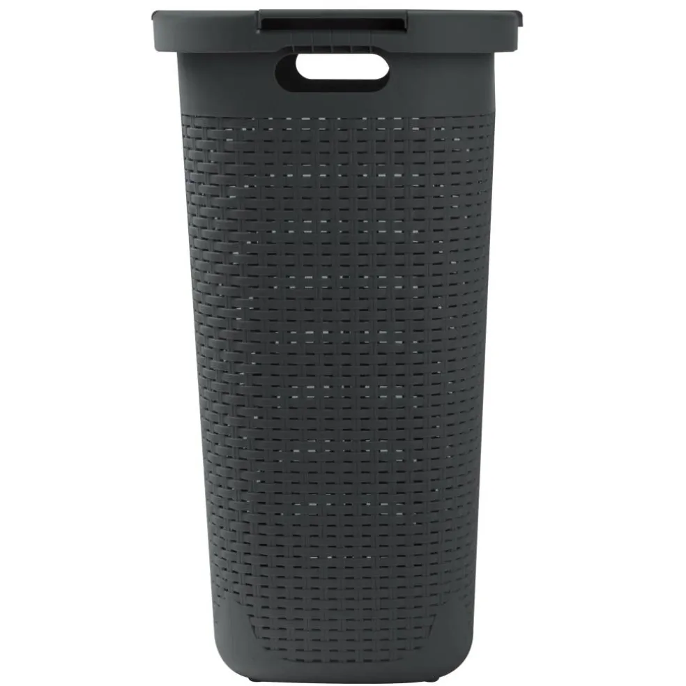 Mind Reader 60L Hamper Laundry Basket with Cutout Handles