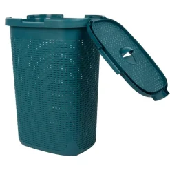 Mind Reader 60L Hamper Laundry Basket with Cutout Handles