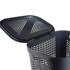Mind Reader 60L Perforated Plastic Laundry Hamper with Lid