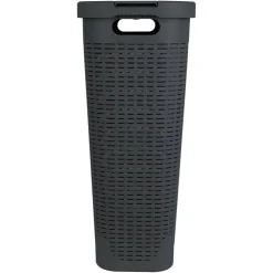 Mind Reader 23.5'' Slim Laundry Hamper with Cutout Handles