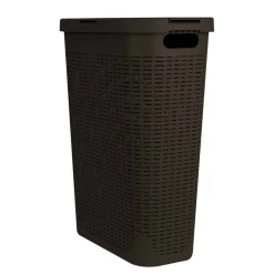 Mind Reader 23.5'' Slim Laundry Hamper with Cutout Handles