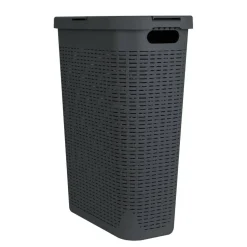 Mind Reader 23.5'' Slim Laundry Hamper with Cutout Handles