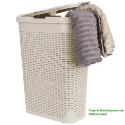 Mind Reader 23.5'' Slim Laundry Hamper with Cutout Handles