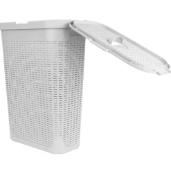 Mind Reader 23.5'' Slim Laundry Hamper with Cutout Handles