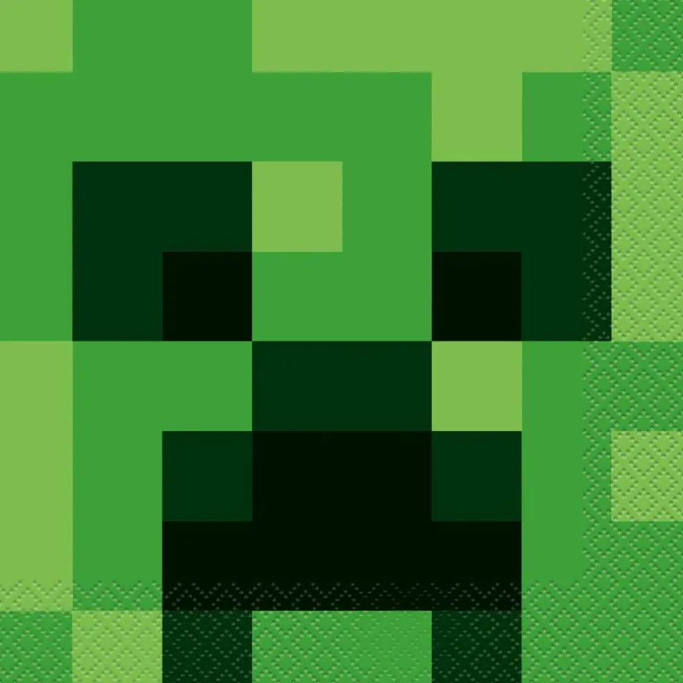 Minecraft Lunch Napkins, 16ct.