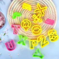 Mini Alphabet & Number Cookie Cutter Set 41 Pieces