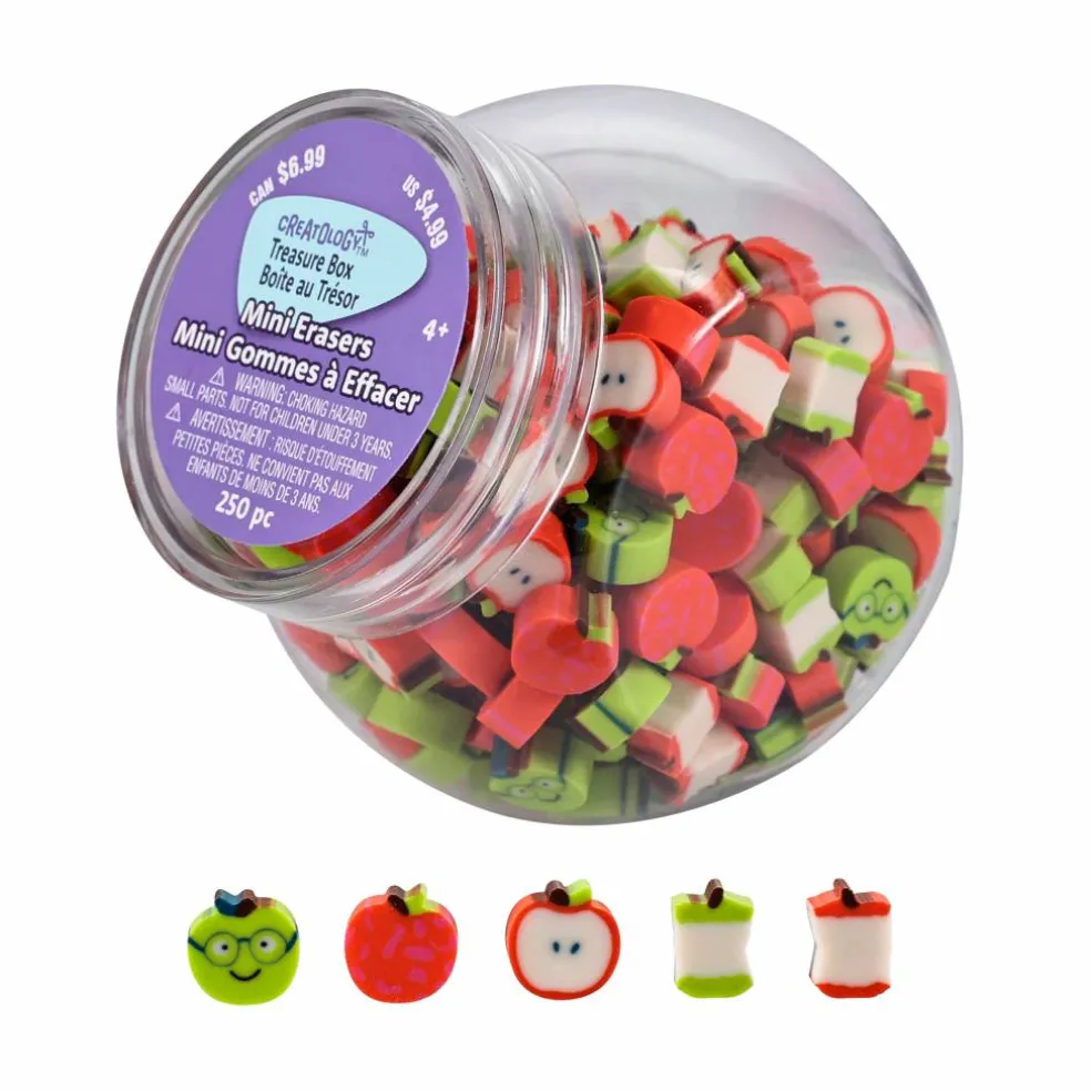 Mini Apple Erasers by Creatology™