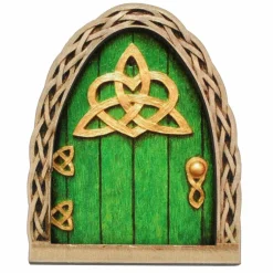 Miniature Green Fairy Door by Make MarketĀ®