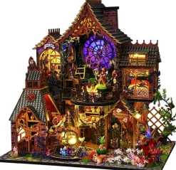 Miniature Wizardi Roombox Kit - Magic Forest Dollhouse Kit