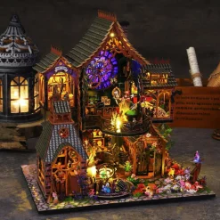 Miniature Wizardi Roombox Kit - Magic Forest Dollhouse Kit
