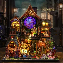 Miniature Wizardi Roombox Kit - Magic Forest Dollhouse Kit