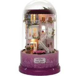 Miniature Wizardi Roombox Kit - Meet at the Corner Dollhouse Kit
