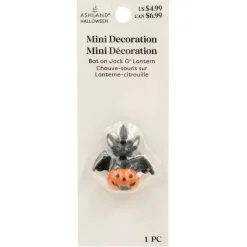 Mini Bat on Jack-o'-Lantern by Ashland®