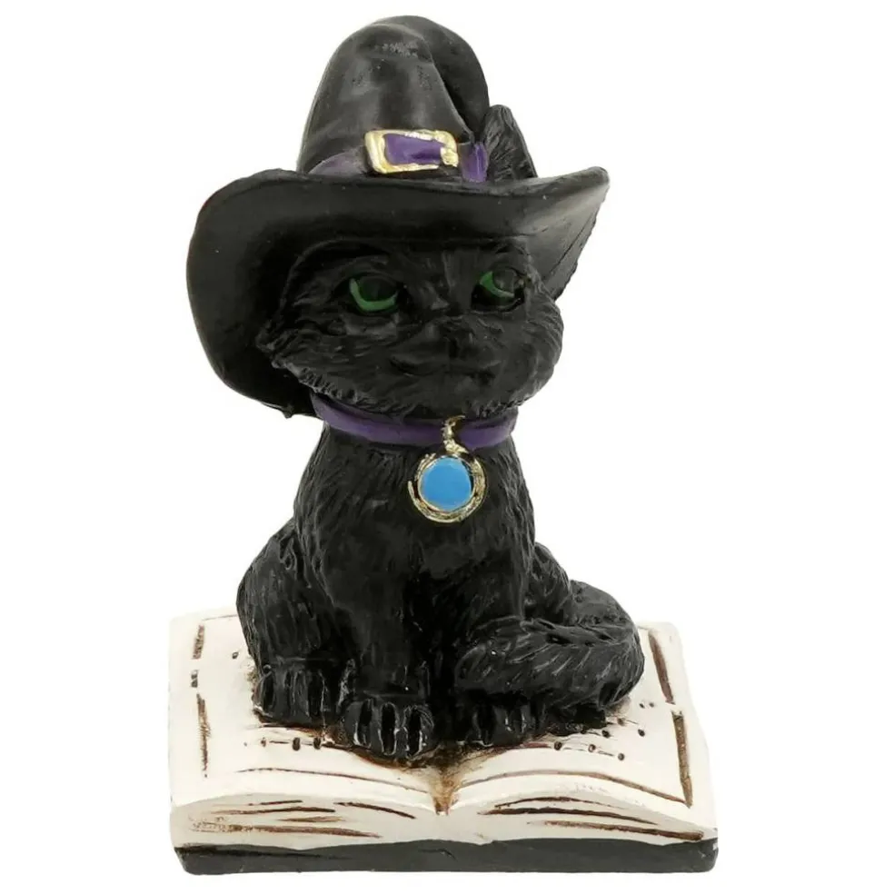 Mini Black Cat on Book by Ashland®