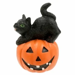 Mini Black Cat on Jack-o'-Lantern by Ashland®
