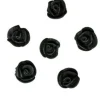 Mini Black Royal Icing Roses 1/2 Inch 40 Count