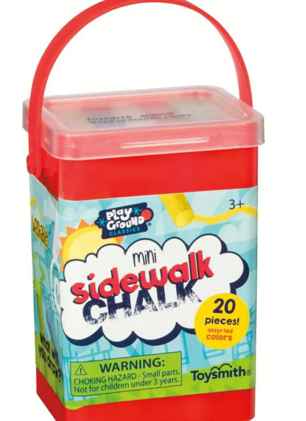 Mini Chalk 3" – 20 Pack | Kids Classroom Chalk for Blackboard, Sidewalk, Craft Projects & School Activities