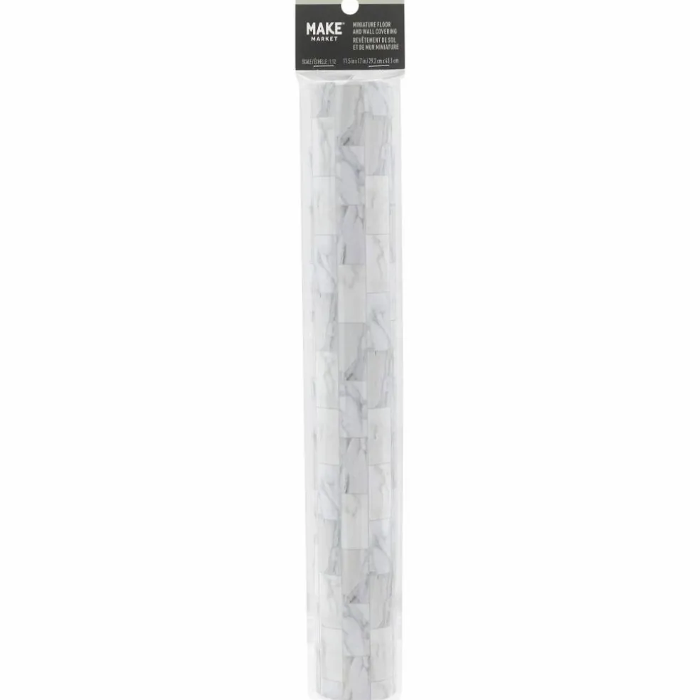 Mini Faux Marble Tile Floor & Wall Covering by Make Market®
