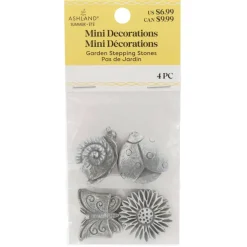 Mini Garden Stepping Stone Decoration Set by Ashland®