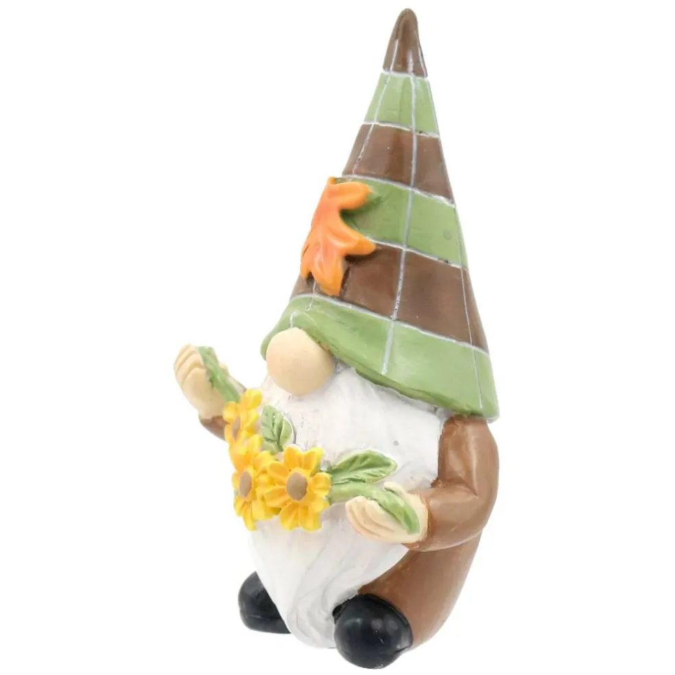 Mini Gnome with Sunflower Garland by Ashland®