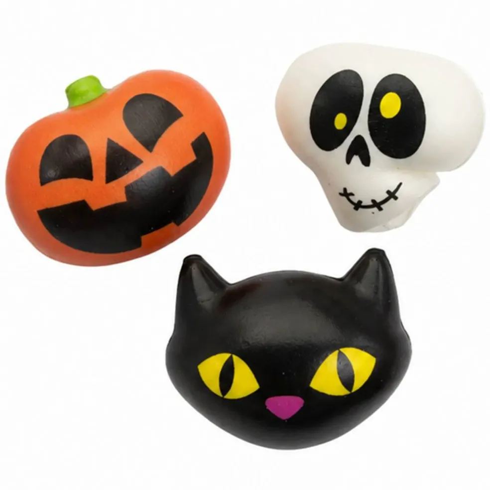 Mini Halloween Character Stress Toys 18 Piece Squishy Foam Toys