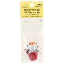 Mini Ice Bucket with Soft Drinks Decoration by Ashland®