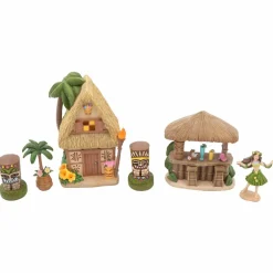 Mini LED Tiki Flame Hut Decoration by Ashland®