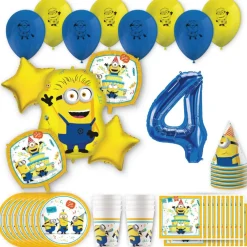 Minions Birthday Party Kit with Number