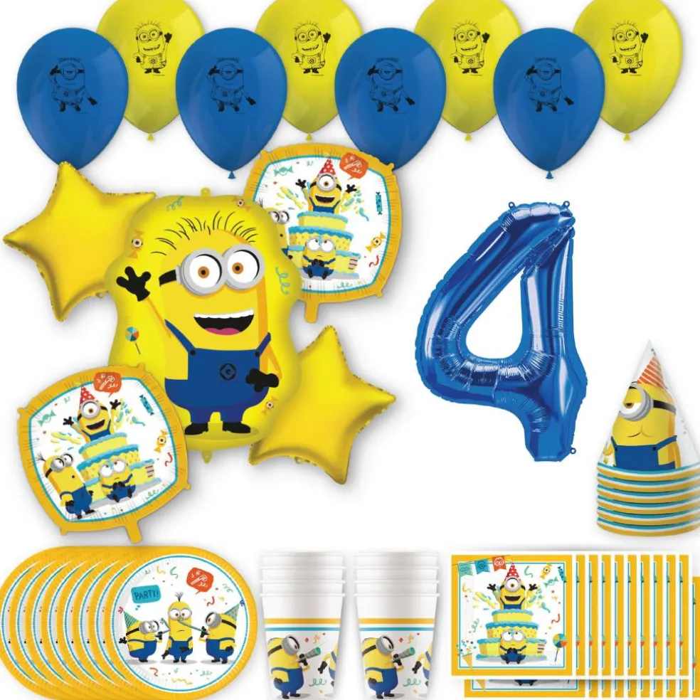 Minions Birthday Party Kit with Number